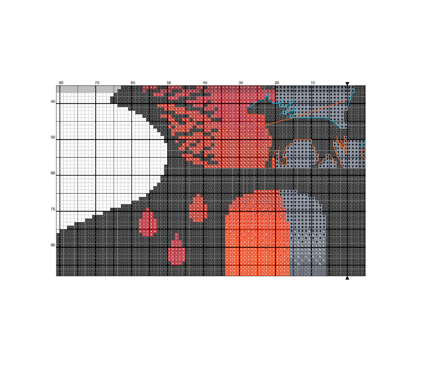 Dracula's Castle Cross Stitch Pattern Instant Download 010