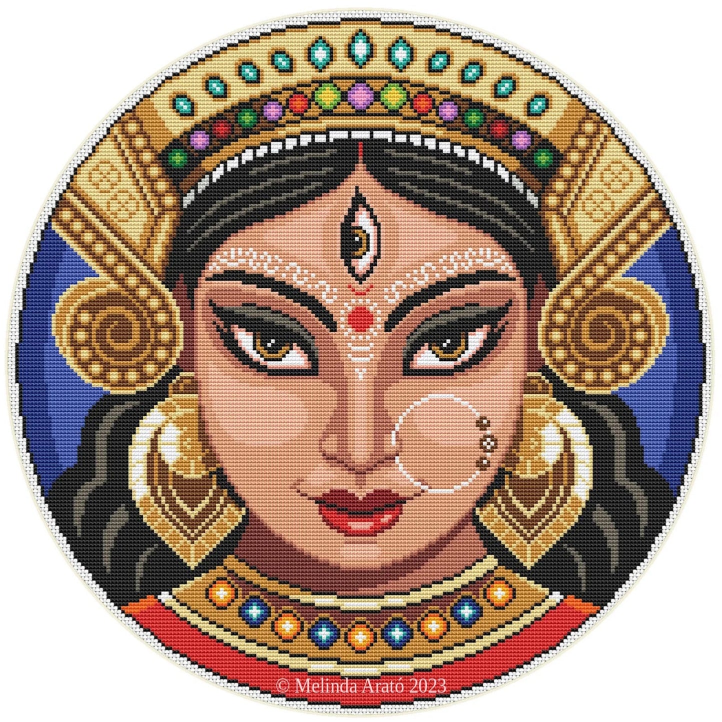 Goddess Durga Pattern 058